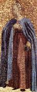 Piero della Francesca Polyptych of the Misericordia: Virgin Annunciate painting